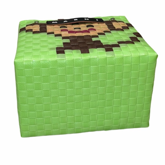 Marni Rare Market Monkey Animal Basket Bag | Green & Brown | NWT - Picture 5 of 8